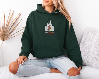 Dadalorian Embroidered Hoodie, Gift for Star Wars Fan, Mandalorian Embroidery Hoodie, Star Wars Inspired Hoodie, Star Wars Apparel