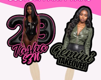 Abanicos personalizados para fiestas / Abanicos con diseño propio / Abanicos de mano para celebraciones / Recuerdos de fiesta / Accesorios para fotos