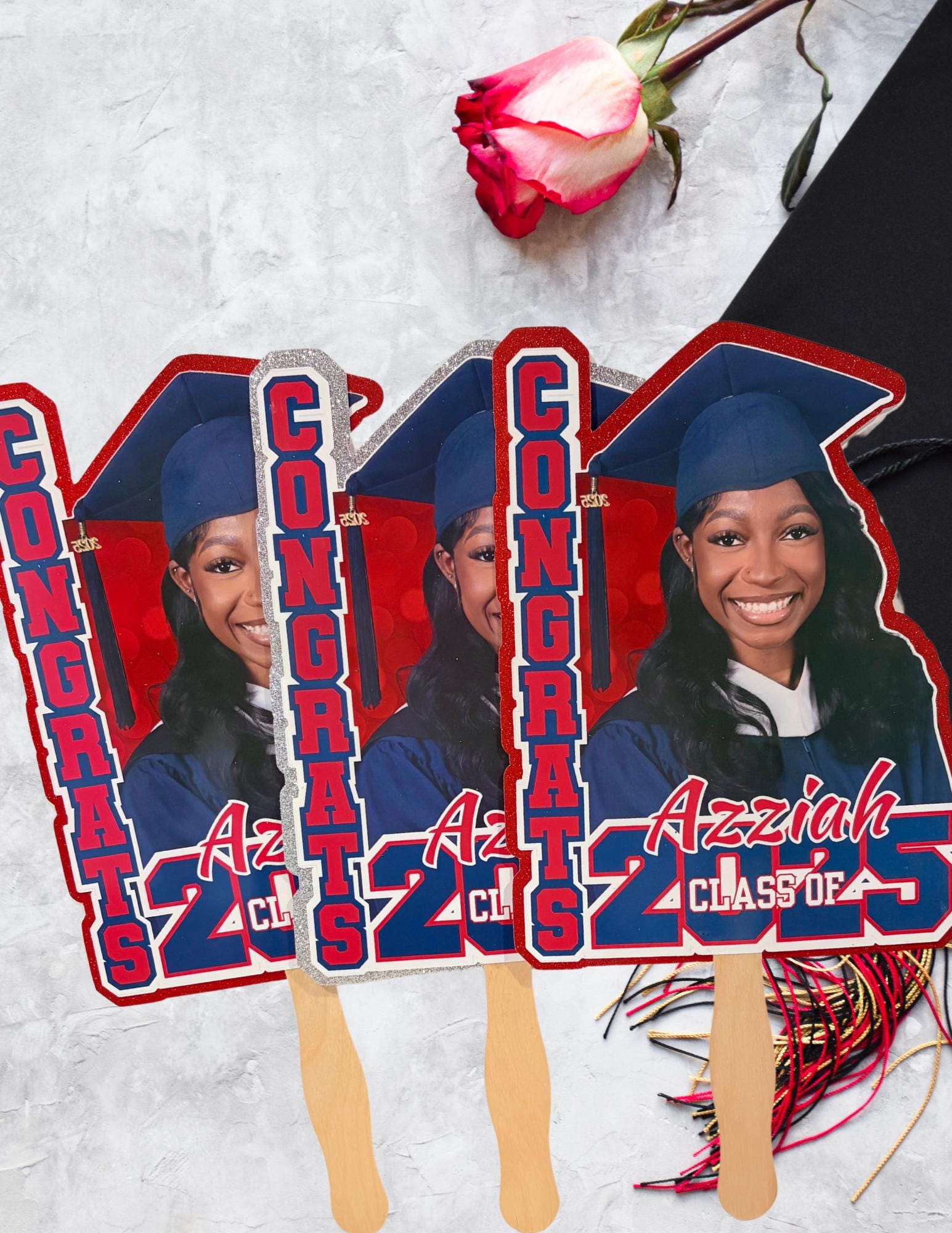 Class of 2026 Graduation Fans| Personalized Grad Keepsake | Ceremony ...