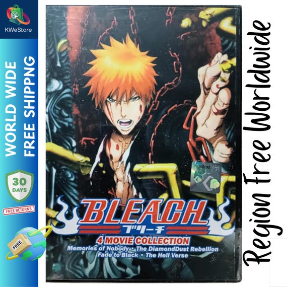 DVD Anime BLEACH Complete 4 Movie Collection Box Set English Dub All Region Etsy Australia