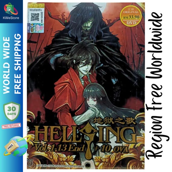 Hellsing Complete Series Vol. 1-13 End + 10 OVA DVD Anime English Dub All Region - Etsy Hellsing Complete Series Vol. 1-13 End + 10 OVA DVD Anime English Dub All Region - Etsy