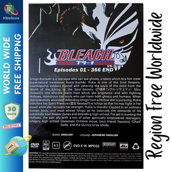 Bleach complete series english dub free hotsell