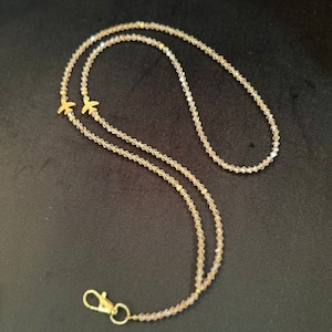 Double Gold Airplane Lanyard