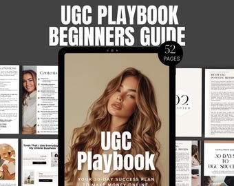 Twórca treści UGC Portfolio UGC Podręcznik dla początkujących na temat UGC Master Resell Rights Gotowy dla Ciebie Przewodnik po marketingu cyfrowym do sprzedaży