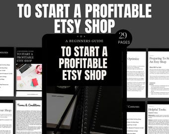 Guía para crear una tienda rentable en Etsy: MRR, 40 anuncios gratuitos (descarga digital)