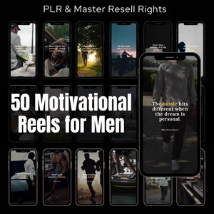 motivational reels for men, faceless video content for men, editable reels in Canva for entrepreneurs, PLR reels with captions, MRR motivational video bundle, men’s mindset reels for Instagram, digital content for male creators, reels template pack for men, Canva video bundle for men, men’s business reels with captions, motivational video captions for reels, social media content for men, masculine aesthetic reels pack