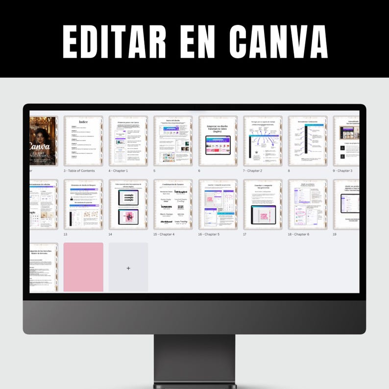 Canva Crash Course in Spanish Master Resell Rights Course MRR Canva Course Canva Template Instant Download PLR MRR Course