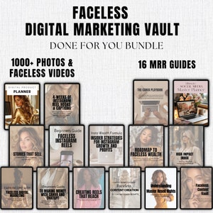 Faceless Digital Marketing MRR Digital Product Digital Marketing MRR