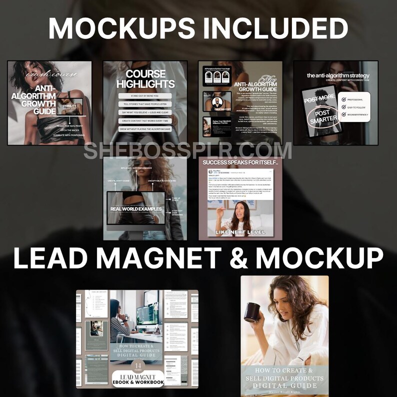 content course for creators, plr business growth, digital success tools, faceless visibility, passive content course, www.shebossplr.com