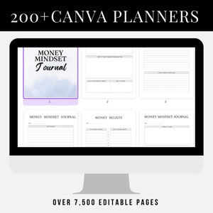 MRR Digital Planner Template Canva Template PLR Digital Planner 7500 ...