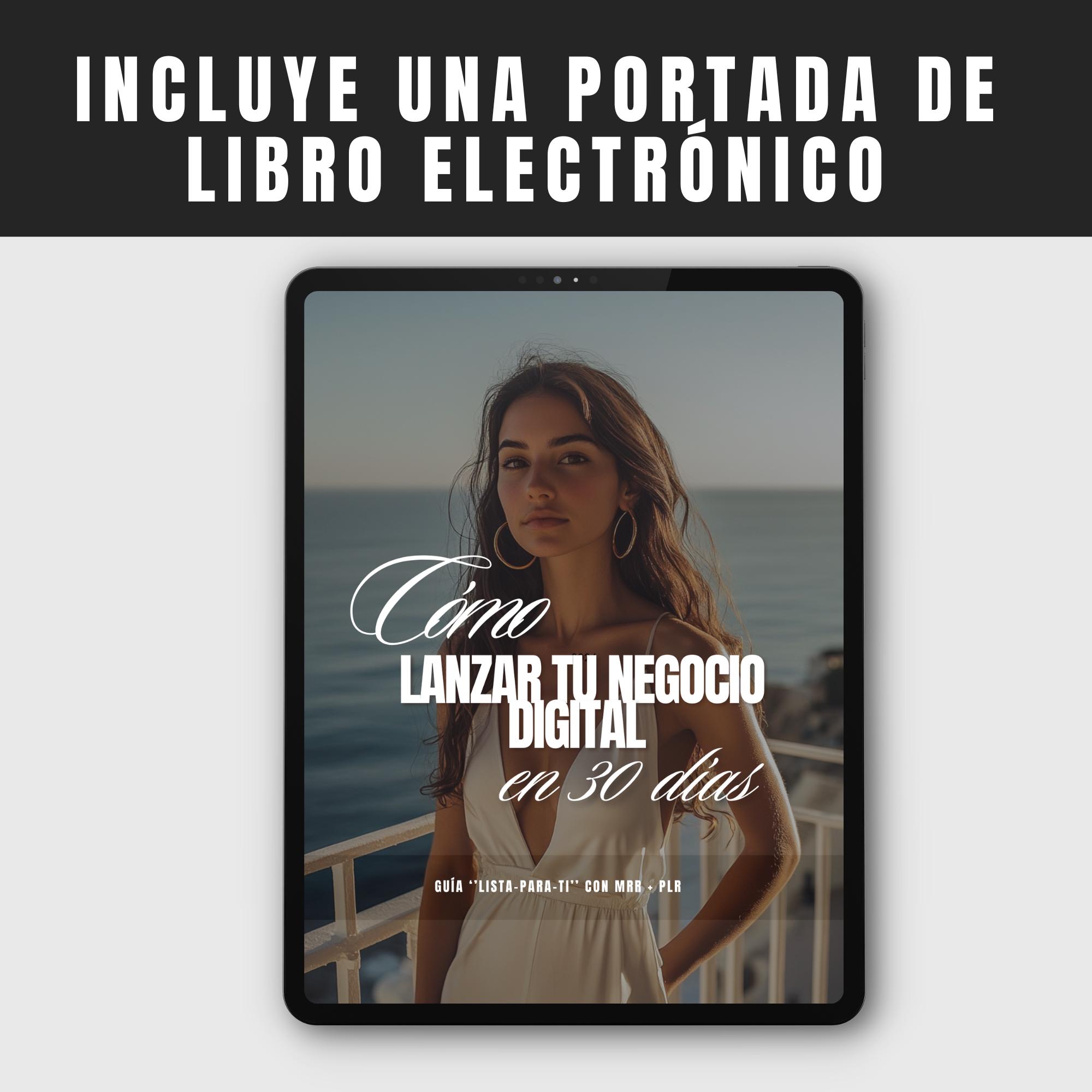Digital Business Launch Guide (spanish) - PLR & MRR - Canva - Etsy
