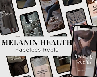 Instagram Templates Coaching Templates Master Resell Rights Digital Products Faceless Marketing Melanin Reel Template Black Girl Reels