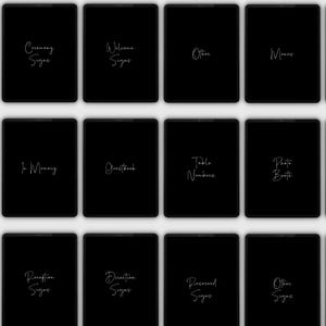 Minimalist Wedding Sign Bundle Editable Wedding Sign Printable MRR Welcome Sign Modern Wedding Signage Template Bundle Reception Sign