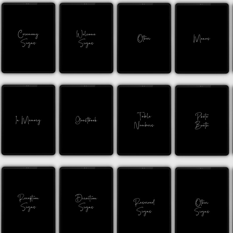 Minimalist Wedding Sign Bundle Editable Wedding Sign Printable MRR Welcome Sign Modern Wedding Signage Template Bundle Reception Sign