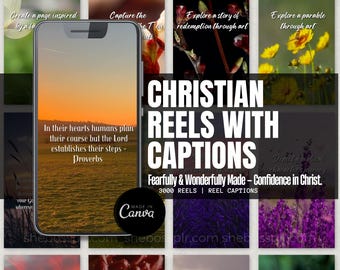 Reels cristianos de Instagram: Citas bíblicas, vídeos sin rostro (descarga digital MRR PLR)