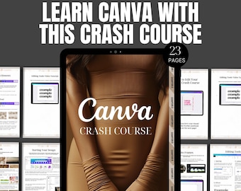 Canva Crash Course: Master Resell Rights, Canva Template (Instant Download)