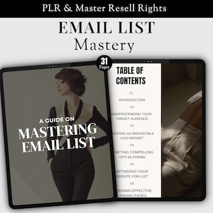 Email Marketing Canva Ebook Email Template For Digital Marketing Guide Digital Business Growth Master Resell Rights DFY Digital Product