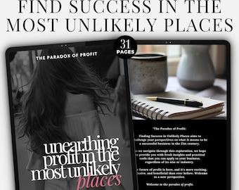 Unearthing Profit Ebook: Master Resell Rights, Canva Template (Instant Download)