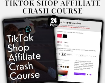 Ebook de marketing de afiliación en TikTok: Domina los derechos de reventa (Descarga instantánea, curso MRR)