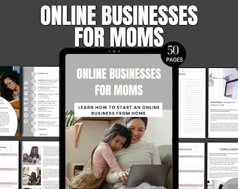 E-bok om onlineföretag för mammor: Guide till passiv inkomst (PLR/MRR)