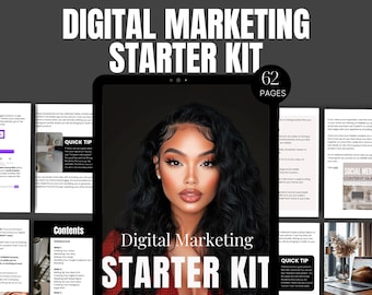 Stan Store Digital Marketing Starter Kit: Canva Template (MRR)