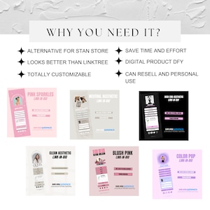 Systeme io Landing Page, Systeme io Website Template, DFY MRR Product, Website Sales Template, Link in Bio Bundle for Systeme.io