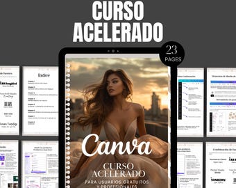 Canva Crash Course in Spanish: MRR/PLR Canva Template (Instant Download)