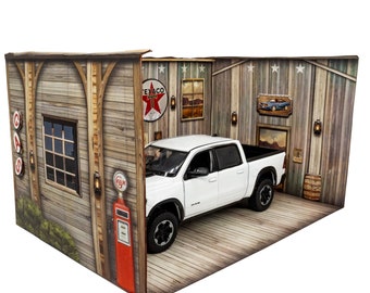 BK 6467; 1/64 Scale Western Barn Diorama Building Kit