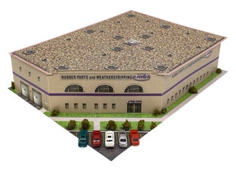 BK 2101 1:220 Scale "Metro Moulded Parts Building" Photo Real Scale Building Kit