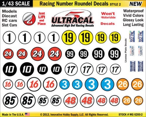 3x Custom MX Racing Number Plate Car Dirt Bike Motorcycle Decals