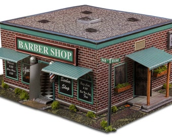 Bk 4809 Kit de construcción a escala real fotográfica "Barbería" escala 1:48