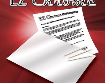 MG 1900  Ez Chrome - Metal Foil Chrome Detailing Kit