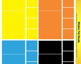 MG 3405 Ultracal Window Tint Racing Decals For 1:24 Scale Applications