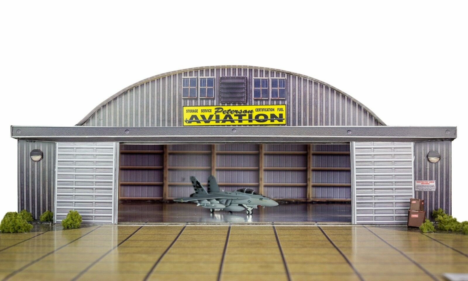 1/72、1/64 HOスケール 航空機格納庫模型 風景 ジオラマ 写真 リアル