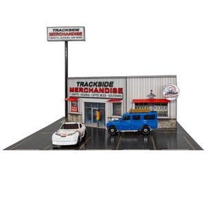BK 6472 1:64 Scale &quot;Trackside Merchandise Shop&quot; Photo Real Scale Building Kit