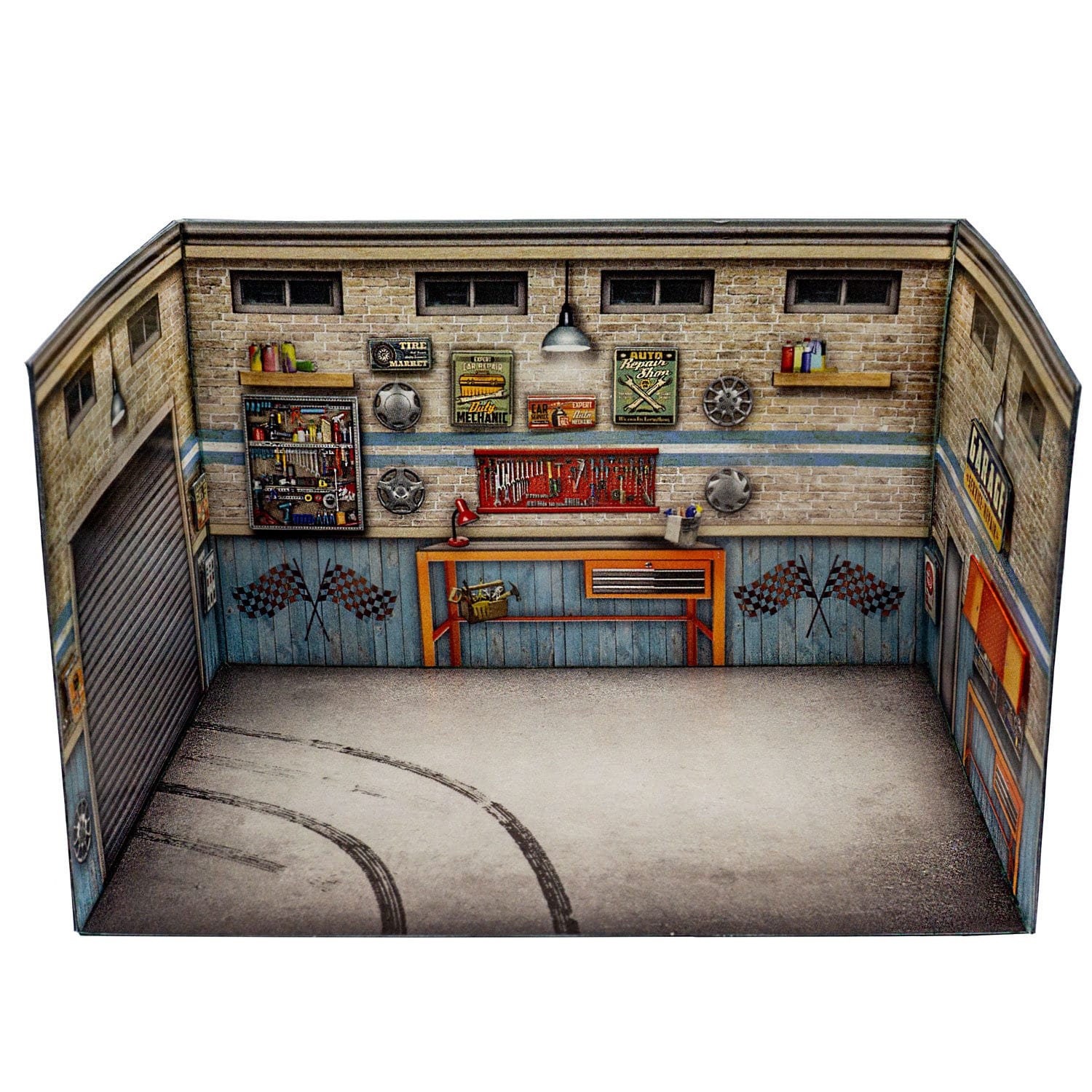 BK 6469; 1/64 Scale Repair Garage Diorama Building Kit - Etsy