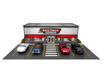 BK 6484 1:64 Scale "Race Track Express" Photo Real Scale Building Kit