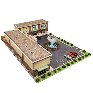 1:220 Z Scale &quot;Outlet Mall&quot; Photo Real Scale Building Kit