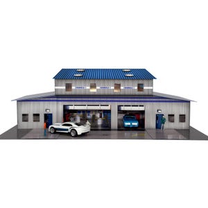 1:64 Scale "Racers Headquarters" Photo Real Scale Building Kit