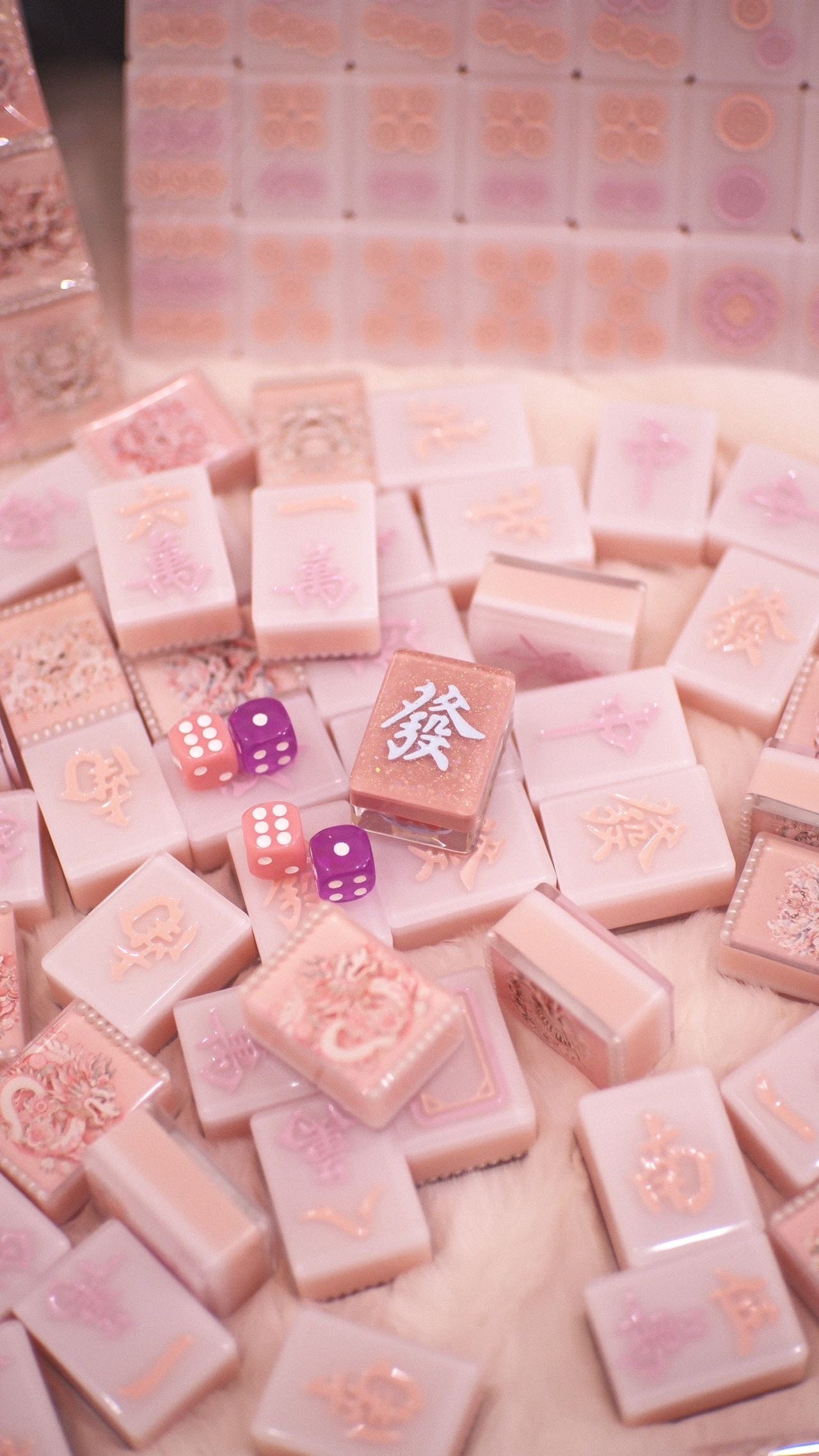 Mahjong Set - Resin Mahjong Set - CHINESE Mahjong - CUSTOMIZED
