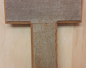 Hand Cut Reclaimed Cedar Cross, American Forest Crucifix