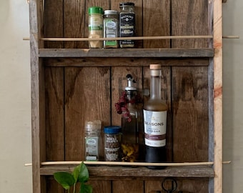 Spice Rack Vintage Wine Box