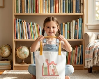 Kinder Kleinkind Familie Bibliothek Tragetasche Bücherwurm