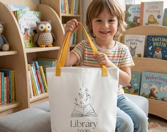 Kinderbibliothek Bücher Einkaufstasche