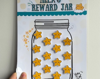 Reward Jar, Star Reward Chart, Behaviour Chart, Chore Chart, Toddler Routine, Positive Reinforcement, Montessori Inspired, Kids