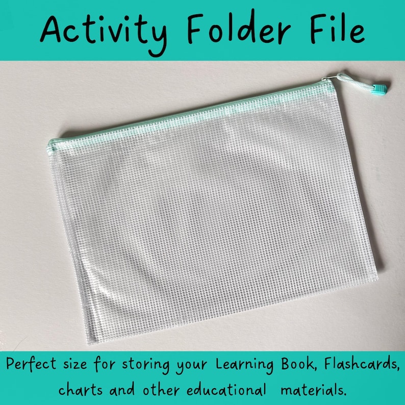 Personalised Playdough Activity Book, Playdough mat binder, Busy book, Creative Play, learning folder, Fun & Learning with Playdough Yes 1 Zipper Bag