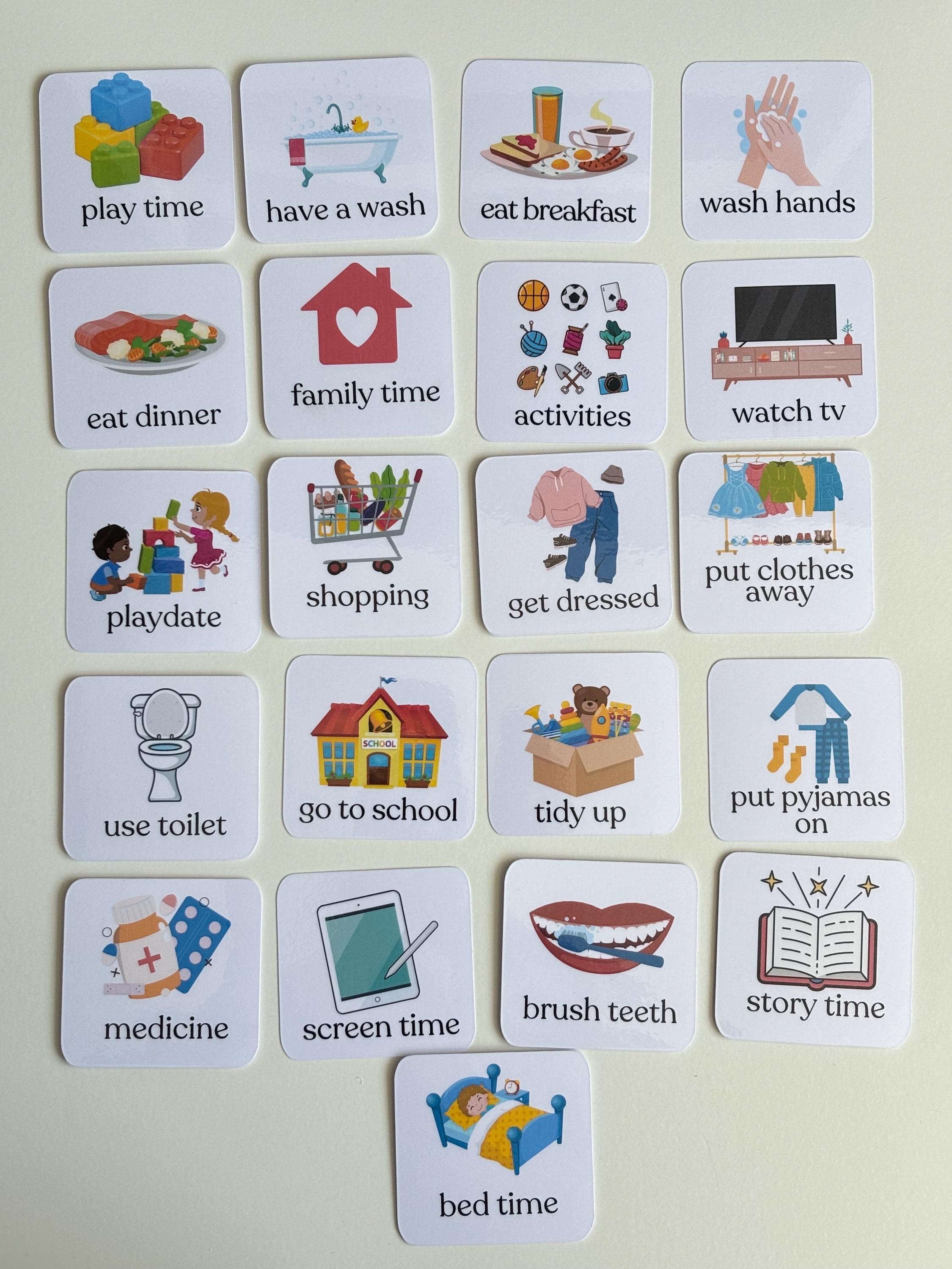 Visual Routune Chart Sen Now and Next Chart, Visual Schedule for Kids, SEN Support, Routine ...