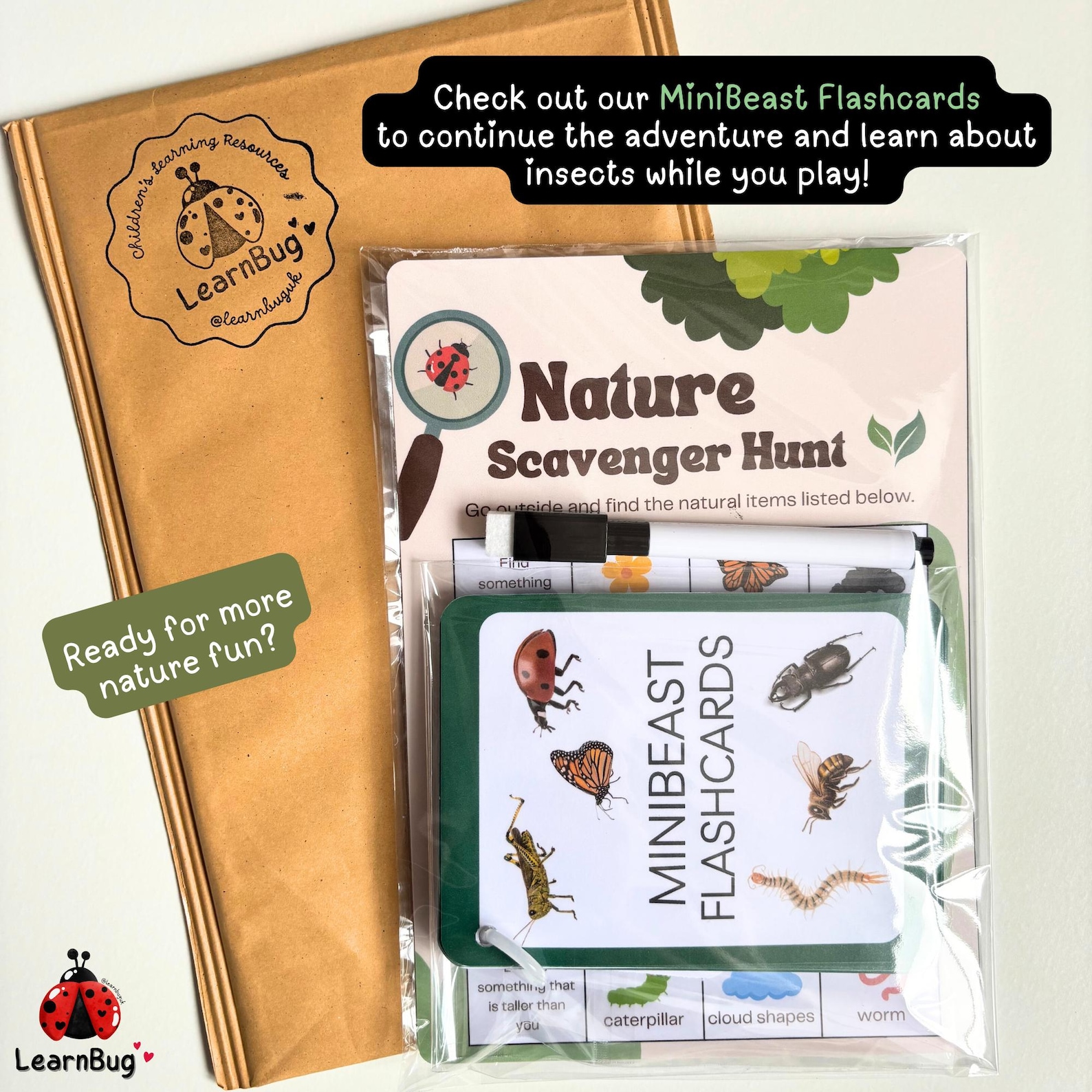 Nature Scavenger Hunt for Kids | Outdoor Learning Activity | Montessori ...
