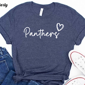 Custom Team Name with Heart T-Shirt,Personalized Team Shirt,Favorite Team Shirt, Custom Mascot Shirt, Custom School Shirt,Teacher Shirt,Gift