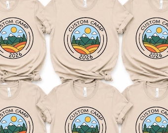 Custom Camp ShirT,Summer Reunion 2026,Custom Camp Shirt,Personalized Camper Name Tee,Family Camping Trip Apparel,Custom Family Camping Shirt